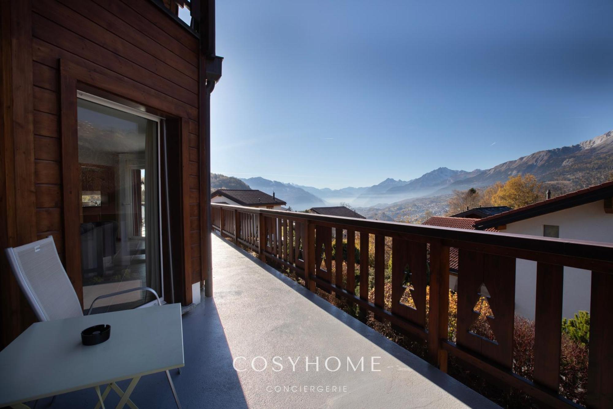 Chalet Des Alpes - Sunset View - Кранс Монтана Екстериор снимка
