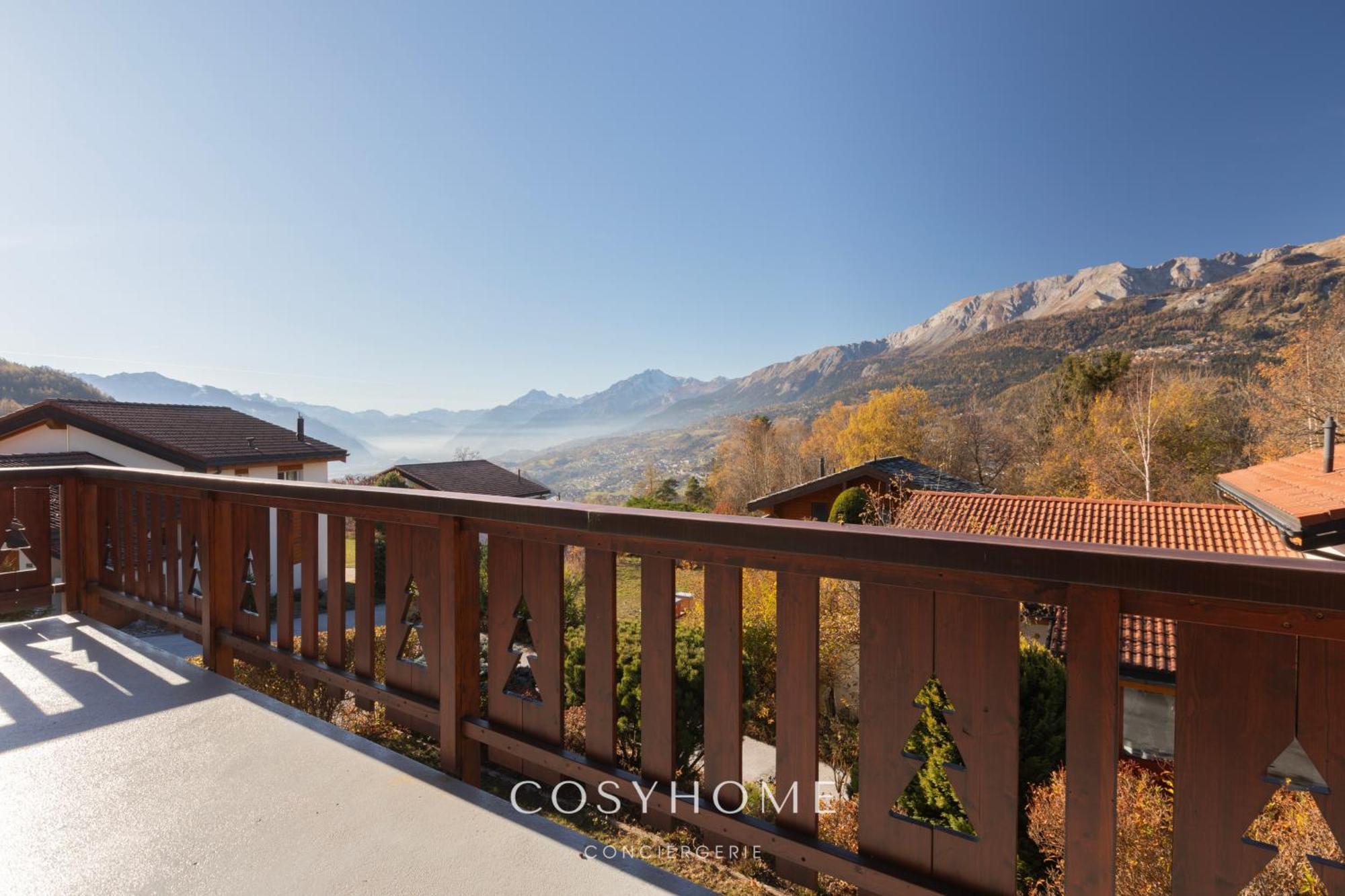 Chalet Des Alpes - Sunset View - Кранс Монтана Екстериор снимка