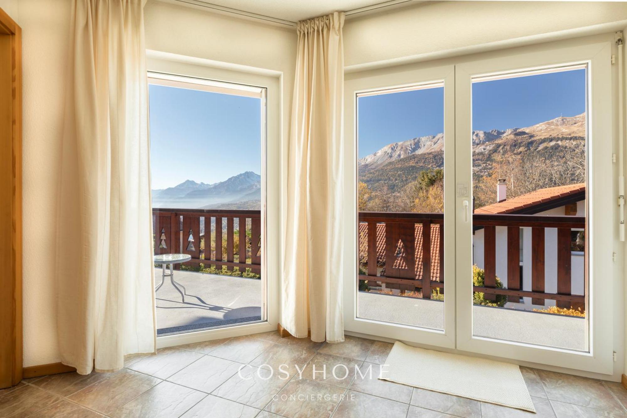 Chalet Des Alpes - Sunset View - Кранс Монтана Екстериор снимка